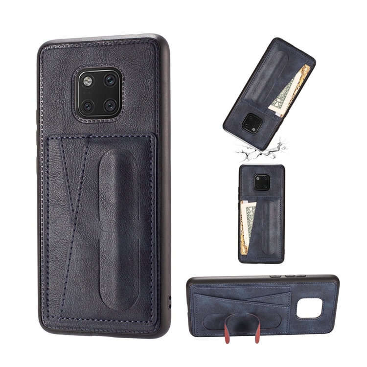 For Huawei Mate 20 Pro Shockproof PC + PU Protective Case with Spring Holder & Card Slot(Blue)
For Huawei Mate 20 Pro Shockproof PC + PU Protective Case with Spring Holder & Card Slot(Blue)