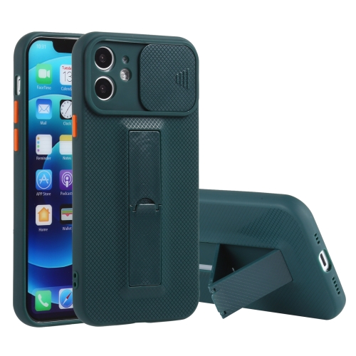 Sliding Lens Cover Design Protective Case with Invisible Holder For iPhone 12 Pro Max(Dark Green)
Sliding Lens Cover Design Protective Case with Invisible Holder For iPhone 12 Pro Max(Dark Green)
