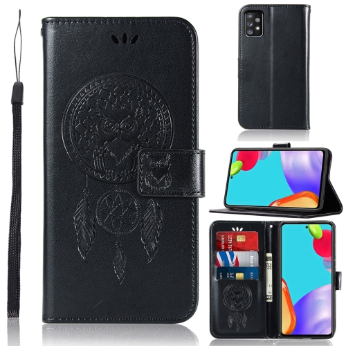 For Samsung Galaxy A52 5G / 4G Wind Chime Owl Embossing Pattern Horizontal Flip Leather Case with Holder & Card Slots & Wallet(Black)
For Samsung Galaxy A52 5G / 4G Wind Chime Owl Embossing Pattern Horizontal Flip Leather Case with Holder & Card Slots & Wallet(Black)