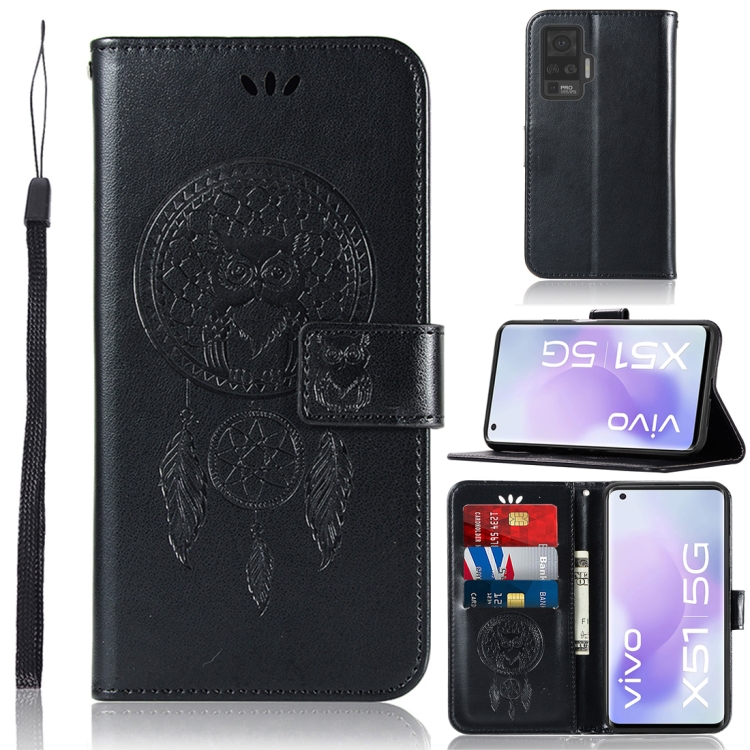 For vivo X51 5G Wind Chime Owl Embossing Pattern Horizontal Flip Leather Case with Holder & Card Slots & Wallet(Black)
For vivo X51 5G Wind Chime Owl Embossing Pattern Horizontal Flip Leather Case with Holder & Card Slots & Wallet(Black)