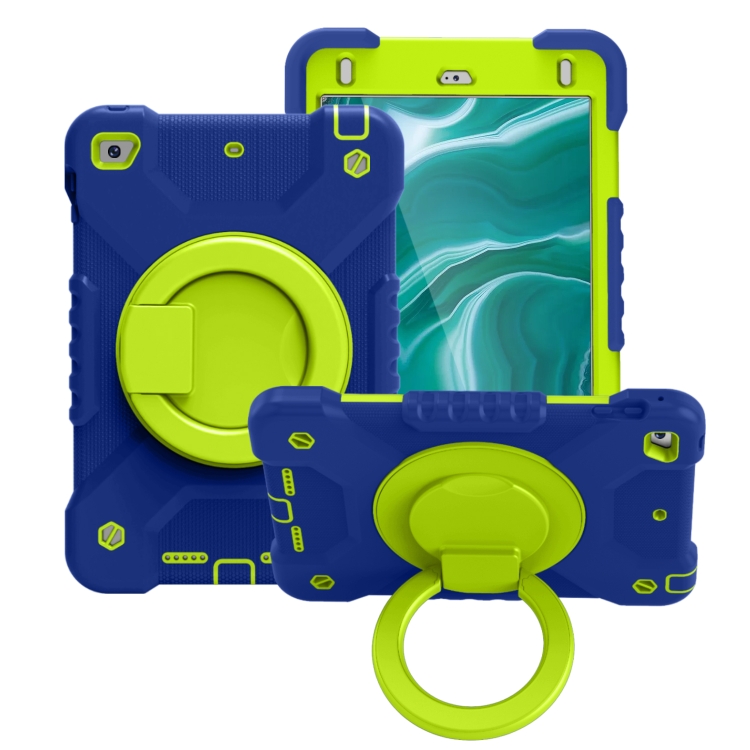 Shockproof Colorful Silicone + PC Protective Case with Holder & Shoulder Strap & Pen Slot For iPad mini 4 / 5 (Navy Blue + Grass Green)
Shockproof Colorful Silicone + PC Protective Case with Holder & Shoulder Strap & Pen Slot For iPad mini 4 / 5 (Navy Blue + Grass Green)