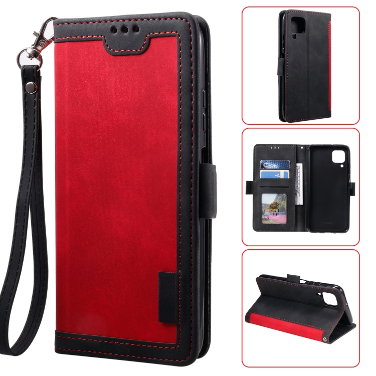 For Samsung Galaxy A12 5G Retro Splicing Horizontal Flip Leather Case with Card Slots & Holder & Wallet(Red)
For Samsung Galaxy A12 5G Retro Splicing Horizontal Flip Leather Case with Card Slots & Holder & Wallet(Red)