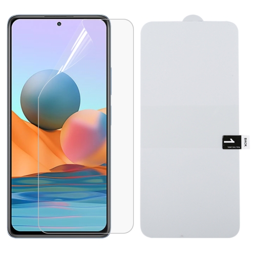 For Xiaomi Redmi Note 10 Pro Full Screen Protector Explosion-proof Hydrogel Film
For Xiaomi Redmi Note 10 Pro Full Screen Protector Explosion-proof Hydrogel Film