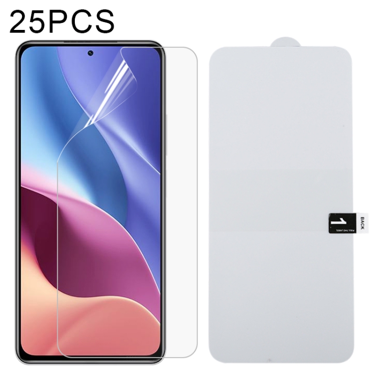 For Xiaomi Redmi K40 / K40 Pro 25 PCS Full Screen Protector Explosion-proof Hydrogel Film
For Xiaomi Redmi K40 / K40 Pro 25 PCS Full Screen Protector Explosion-proof Hydrogel Film