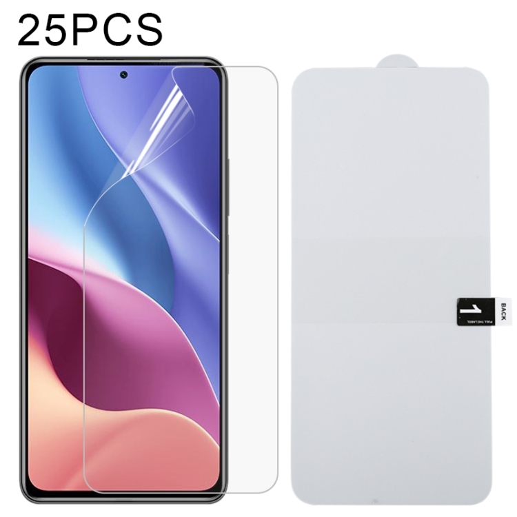 For Xiaomi Redmi K40 Pro+ 25 PCS Full Screen Protector Explosion-proof Hydrogel Film
For Xiaomi Redmi K40 Pro+ 25 PCS Full Screen Protector Explosion-proof Hydrogel Film