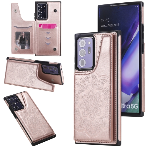 For Samsung Galaxy Note 20 Ultra Flower Embossing Pattern Shockproof Protective Case with Holder & Card Slots & Photo Frame(Rose Gold)
For Samsung Galaxy Note 20 Ultra Flower Embossing Pattern Shockproof Protective Case with Holder & Card Slots & Photo Frame(Rose Gold)