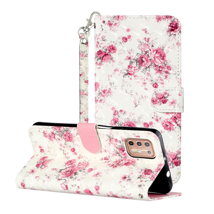 For Motorola Moto G9 Plus 3D Painting Pattern Horizontal Flip Leather Case With Holder & Card Slots & Wallet(Rose)
For Motorola Moto G9 Plus 3D Painting Pattern Horizontal Flip Leather Case With Holder & Card Slots & Wallet(Rose)