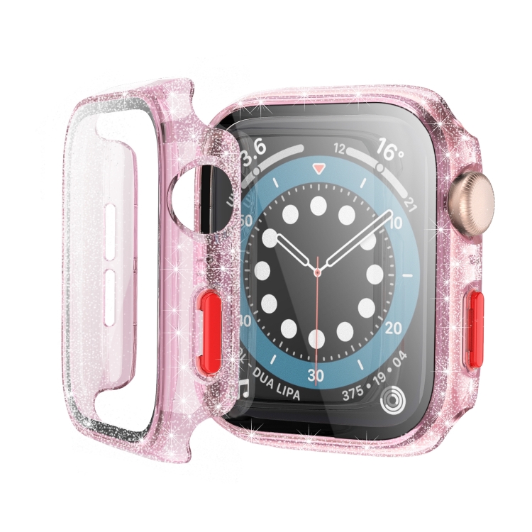For Apple Watch Series 3 & 2 & 1 42mm Glitter Powder Shockproof PC+Tempered Glass Protective Case(Transparent Pink)
For Apple Watch Series 3 & 2 & 1 42mm Glitter Powder Shockproof PC+Tempered Glass Protective Case(Transparent Pink)