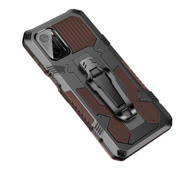 For Xiaomi Redmi K40 / K40 Pro Armor Warrior Shockproof PC + TPU Protective Case(Coffee)
For Xiaomi Redmi K40 / K40 Pro Armor Warrior Shockproof PC + TPU Protective Case(Coffee)