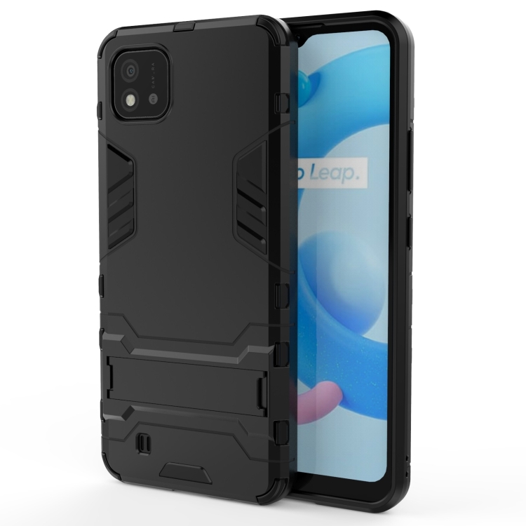 For OPPO Realme C20 PC + TPU Shockproof Protective Case with Invisible Holder(Black)
For OPPO Realme C20 PC + TPU Shockproof Protective Case with Invisible Holder(Black)