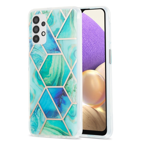 For Samsung Galaxy A32 5G 3D Electroplating Marble Pattern TPU Protective Case(Green)
For Samsung Galaxy A32 5G 3D Electroplating Marble Pattern TPU Protective Case(Green)