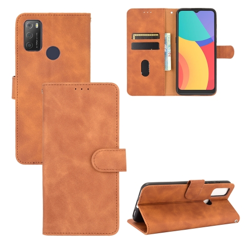 For alcatel 1S (2021) Solid Color Skin Feel Magnetic Buckle Horizontal Flip Calf Texture PU Leather Case with Holder & Card Slots & Wallet(Brown)
For alcatel 1S (2021) Solid Color Skin Feel Magnetic Buckle Horizontal Flip Calf Texture PU Leather Case with Holder & Card Slots & Wallet(Brown)