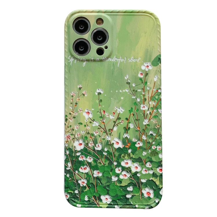 For iPhone 12 Pro Max IMD Workmanship Oil Painting Flower Protective Case(White Flowers)
For iPhone 12 Pro Max IMD Workmanship Oil Painting Flower Protective Case(White Flowers)