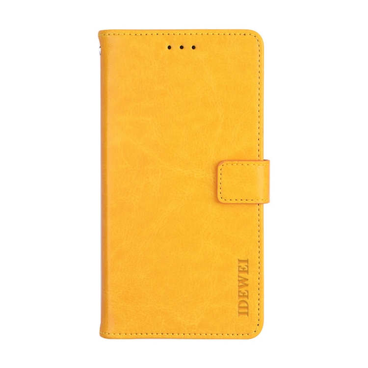 For Xiaomi Poco F3 idewei Crazy Horse Texture Horizontal Flip Leather Case with Holder & Card Slots & Wallet(Yellow)
For Xiaomi Poco F3 idewei Crazy Horse Texture Horizontal Flip Leather Case with Holder & Card Slots & Wallet(Yellow)