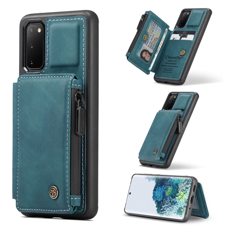 For Samsung Galaxy S20 CaseMe C20 Multifunctional PC + TPU Protective Case with Holder & Card Slot & Wallet(Blue)
For Samsung Galaxy S20 CaseMe C20 Multifunctional PC + TPU Protective Case with Holder & Card Slot & Wallet(Blue)
