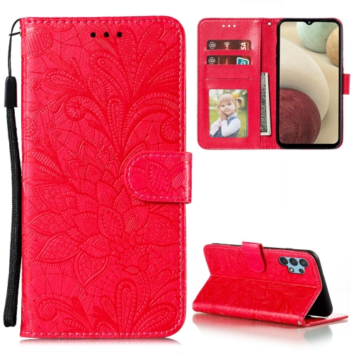 For Samsung Galaxy A32 4G Lace Flower Embossing Pattern Horizontal Flip Leather Case with Holder & Card Slots & Wallet & Photo Frame(Red)
For Samsung Galaxy A32 4G Lace Flower Embossing Pattern Horizontal Flip Leather Case with Holder & Card Slots & Wallet & Photo Frame(Red)