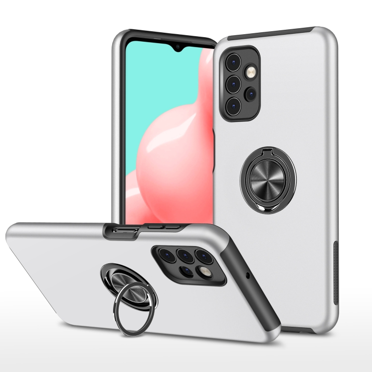For Samsung Galaxy A32 5G PC + TPU Shockproof Magnetic Protective Case with Invisible Ring Holder(Silver)
For Samsung Galaxy A32 5G PC + TPU Shockproof Magnetic Protective Case with Invisible Ring Holder(Silver)