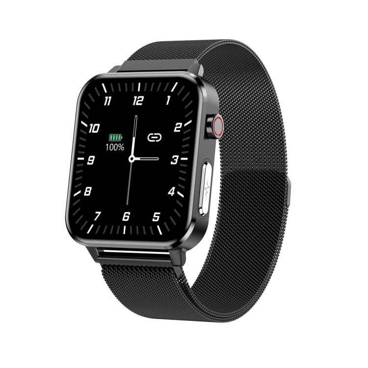 E86 1.7 inch TFT Color Screen IP68 Waterproof Smart Watch, Support Blood Oxygen Monitoring / Body Temperature Monitoring / AI Medical Diagnosis, Style: Steel Strap(Black)
E86 1.7 inch TFT Color Screen IP68 Waterproof Smart Watch, Support Blood Oxygen Monitoring / Body Temperature Monitoring / AI Medical Diagnosis, Style: Steel Strap(Black)