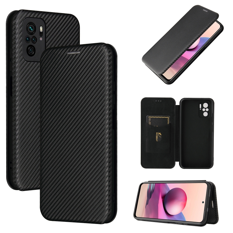 For Xiaomi Redmi Note 10 Carbon Fiber Texture Magnetic Horizontal Flip TPU + PC + PU Leather Case with Card Slot(Black)
For Xiaomi Redmi Note 10 Carbon Fiber Texture Magnetic Horizontal Flip TPU + PC + PU Leather Case with Card Slot(Black)