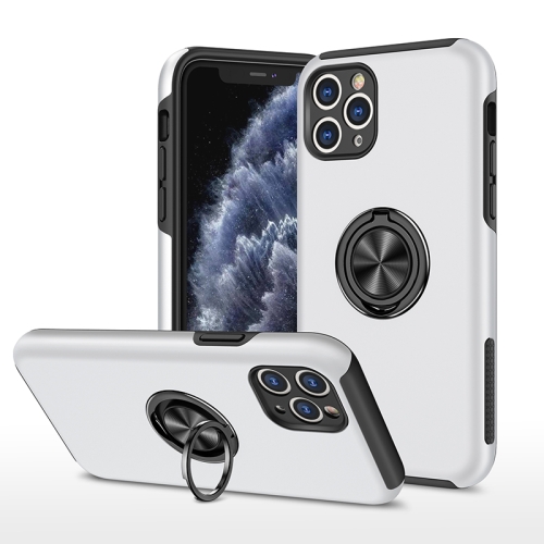 PC + TPU Shockproof Magnetic Protective Case with Invisible Ring Holder For iPhone 11 Pro(Silver)
PC + TPU Shockproof Magnetic Protective Case with Invisible Ring Holder For iPhone 11 Pro(Silver)