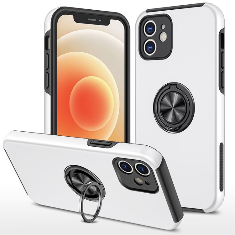 PC + TPU Shockproof Magnetic Protective Case with Invisible Ring Holder For iPhone 12 mini(Silver)
PC + TPU Shockproof Magnetic Protective Case with Invisible Ring Holder For iPhone 12 mini(Silver)