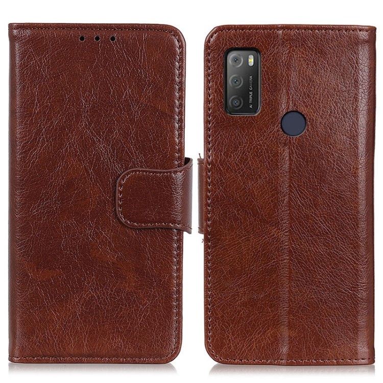 For Alcatel 1S (2021) Nappa Texture Horizontal Flip Leather Case with Holder & Card Slots & Wallet(Brown)
For Alcatel 1S (2021) Nappa Texture Horizontal Flip Leather Case with Holder & Card Slots & Wallet(Brown)