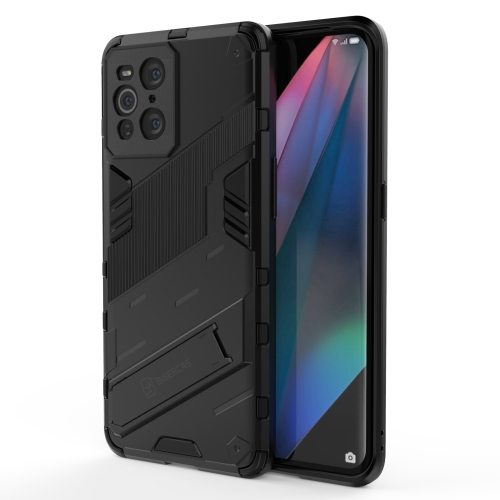For OPPO Find X3 Punk Armor 2 in 1 PC + TPU Shockproof Case with Invisible Holder(Black)
For OPPO Find X3 Punk Armor 2 in 1 PC + TPU Shockproof Case with Invisible Holder(Black)