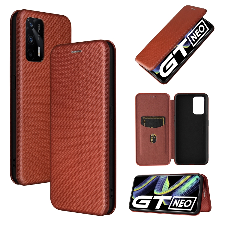 For OPPO Realme GT 5G Carbon Fiber Texture Magnetic Horizontal Flip TPU + PC + PU Leather Case with Card Slot(Brown)
For OPPO Realme GT 5G Carbon Fiber Texture Magnetic Horizontal Flip TPU + PC + PU Leather Case with Card Slot(Brown)