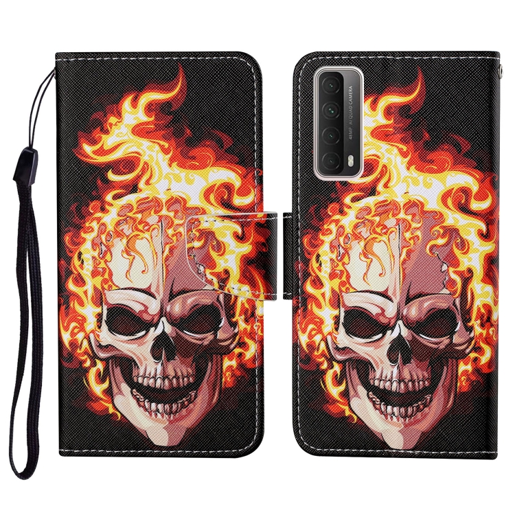 For Huawei P smart 2021 Colored Drawing Pattern Horizontal Flip Leather Case with Holder & Card Slots & Wallet & Lanyard(Flame Skull)
For Huawei P smart 2021 Colored Drawing Pattern Horizontal Flip Leather Case with Holder & Card Slots & Wallet & Lanyard(Flame Skull)