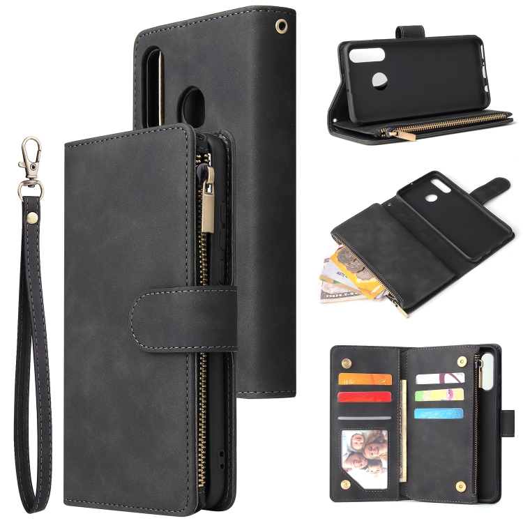 For Huawei P30 Lite Multifunctional Retro Frosted Horizontal Flip Leather Case with Card Slot & Holder & Zipper Wallet & Photo Frame & Lanyard(Black)
For Huawei P30 Lite Multifunctional Retro Frosted Horizontal Flip Leather Case with Card Slot & Holder & Zipper Wallet & Photo Frame & Lanyard(Black)