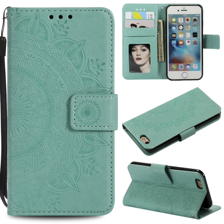 Totem Flower Embossed Horizontal Flip TPU + PU Leather Case with Holder & Card Slots & Wallet For iPhone 6(Green)
Totem Flower Embossed Horizontal Flip TPU + PU Leather Case with Holder & Card Slots & Wallet For iPhone 6(Green)