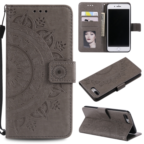 Totem Flower Embossed Horizontal Flip TPU + PU Leather Case with Holder & Card Slots & Wallet For iPhone 8 Plus / 7 Plus(Grey)
Totem Flower Embossed Horizontal Flip TPU + PU Leather Case with Holder & Card Slots & Wallet For iPhone 8 Plus / 7 Plus(Grey)