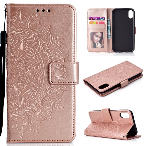 Totem Flower Embossed Horizontal Flip TPU + PU Leather Case with Holder & Card Slots & Wallet For iPhone XR(Rose Gold)
Totem Flower Embossed Horizontal Flip TPU + PU Leather Case with Holder & Card Slots & Wallet For iPhone XR(Rose Gold)