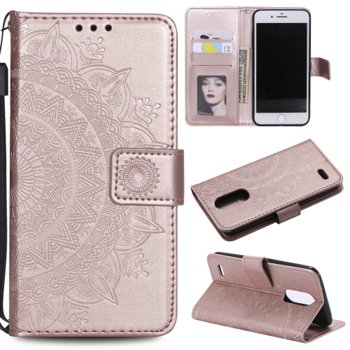For LG X210 Totem Flower Embossed Horizontal Flip TPU + PU Leather Case with Holder & Card Slots & Wallet(Rose Gold)
For LG X210 Totem Flower Embossed Horizontal Flip TPU + PU Leather Case with Holder & Card Slots & Wallet(Rose Gold)