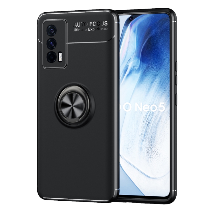 For vivo iQOO Neo5 Metal Ring Holder 360 Degree Rotating TPU Case(Black+Black)
For vivo iQOO Neo5 Metal Ring Holder 360 Degree Rotating TPU Case(Black+Black)
