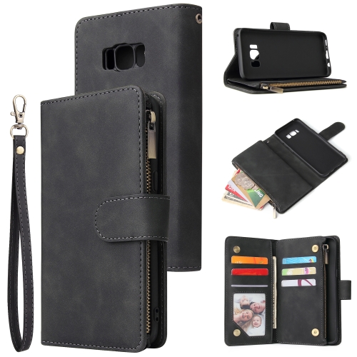 For Galaxy S8+ Multifunctional Retro Frosted Horizontal Flip Leather Case with Card Slot & Holder & Zipper Wallet & Photo Frame & Lanyard(Black)
For Galaxy S8+ Multifunctional Retro Frosted Horizontal Flip Leather Case with Card Slot & Holder & Zipper Wallet & Photo Frame & Lanyard(Black)
