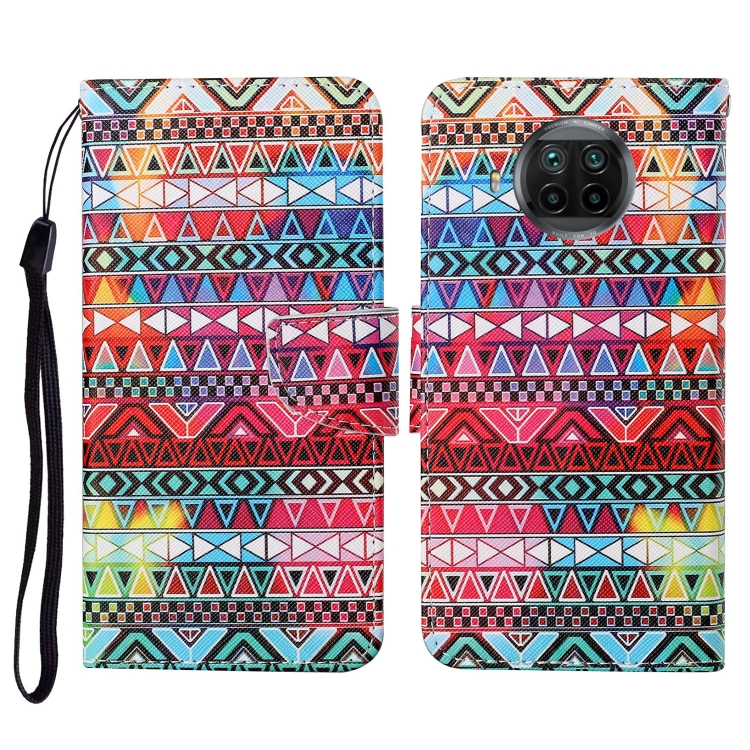 For Xiaomi Mi 10T Lite Colored Drawing Pattern Horizontal Flip Leather Case with Holder & Card Slots & Wallet & Lanyard(Tribal Ethnic Style)
For Xiaomi Mi 10T Lite Colored Drawing Pattern Horizontal Flip Leather Case with Holder & Card Slots & Wallet & Lanyard(Tribal Ethnic Style)