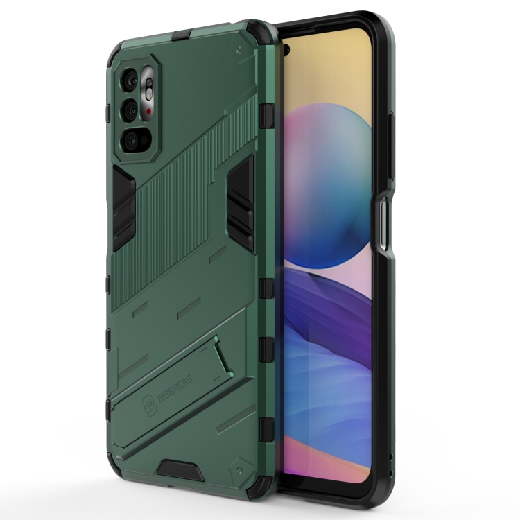 For Xiaomi Redmi Note 10 5G Punk Armor 2 in 1 PC + TPU Shockproof Case with Invisible Holder(Green)
For Xiaomi Redmi Note 10 5G Punk Armor 2 in 1 PC + TPU Shockproof Case with Invisible Holder(Green)