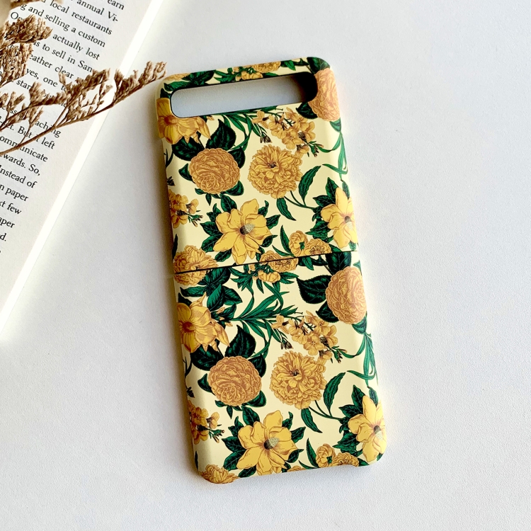 For Samsung Galaxy Z Flip 5G / 4G Floral Pattern Folding PC Protective Case(Yellow)
For Samsung Galaxy Z Flip 5G / 4G Floral Pattern Folding PC Protective Case(Yellow)