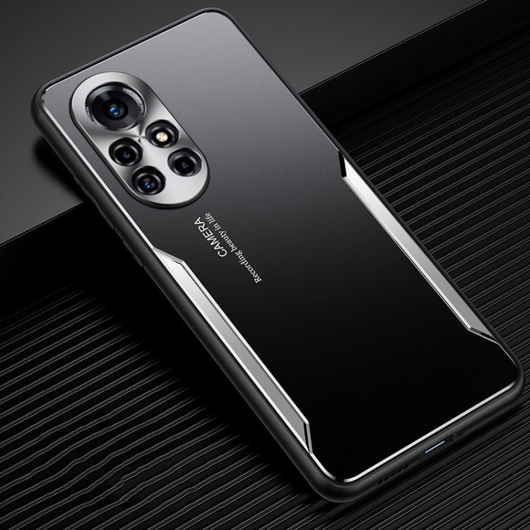 For Huawei nova 8 5G Blade Series TPU Frame + Titanium Alloy Sand Blasting Technology Backplane + Color Aluminum Alloy Decorative Edge Mobile Phone Protective Shell(Black + Silver)
For Huawei nova 8 5G Blade Series TPU Frame + Titanium Alloy Sand Blasting Technology Backplane + Color Aluminum Alloy Decorative Edge Mobile Phone Protective Shell(Black + Silver)