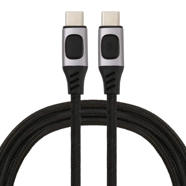 100W 5A USB-C / Type-C Male to USB-C / Type-C Male PD Fast Charging Braided Data Cable, Cable Length:1.5m
100W 5A USB-C / Type-C Male to USB-C / Type-C Male PD Fast Charging Braided Data Cable, Cable Length:1.5m