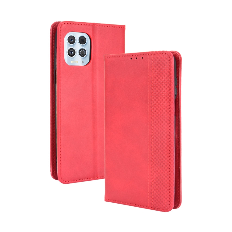 For Motorola Moto Edge S Magnetic Buckle Retro Crazy Horse Texture Horizontal Flip Leather Case with Holder & Card Slots & Photo Frame(Red)
For Motorola Moto Edge S Magnetic Buckle Retro Crazy Horse Texture Horizontal Flip Leather Case with Holder & Card Slots & Photo Frame(Red)