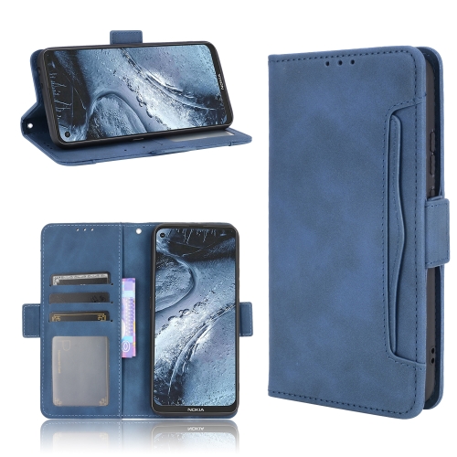 For Nokia 7.3 Skin Feel Calf Pattern Horizontal Flip Leather Case with Holder & Card Slots & Photo Frame(Blue)
For Nokia 7.3 Skin Feel Calf Pattern Horizontal Flip Leather Case with Holder & Card Slots & Photo Frame(Blue)