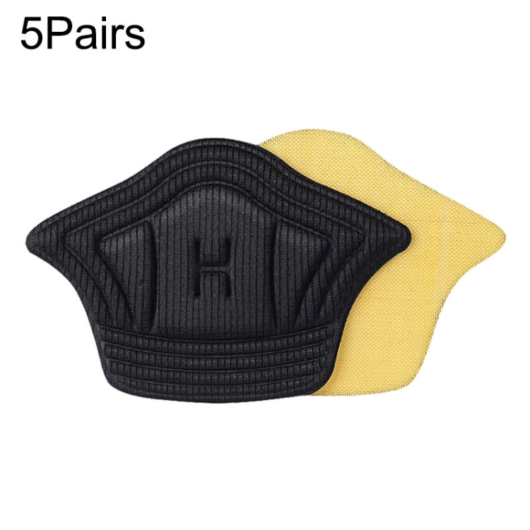 5 Pairs 054 Anti-wear Anti-dropping Sneakers Heel Stickers, Back Adhesive Version(Black Thick)
5 Pairs 054 Anti-wear Anti-dropping Sneakers Heel Stickers, Back Adhesive Version(Black Thick)