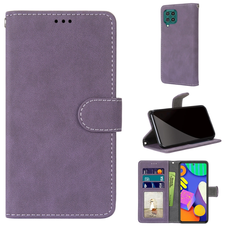 For Samsung Galaxy F62 / M62 Retro Frosted Horizontal Flip PU Leather Case with Holder & Card Slots & Wallet & Photo Frame(Purple)
For Samsung Galaxy F62 / M62 Retro Frosted Horizontal Flip PU Leather Case with Holder & Card Slots & Wallet & Photo Frame(Purple)