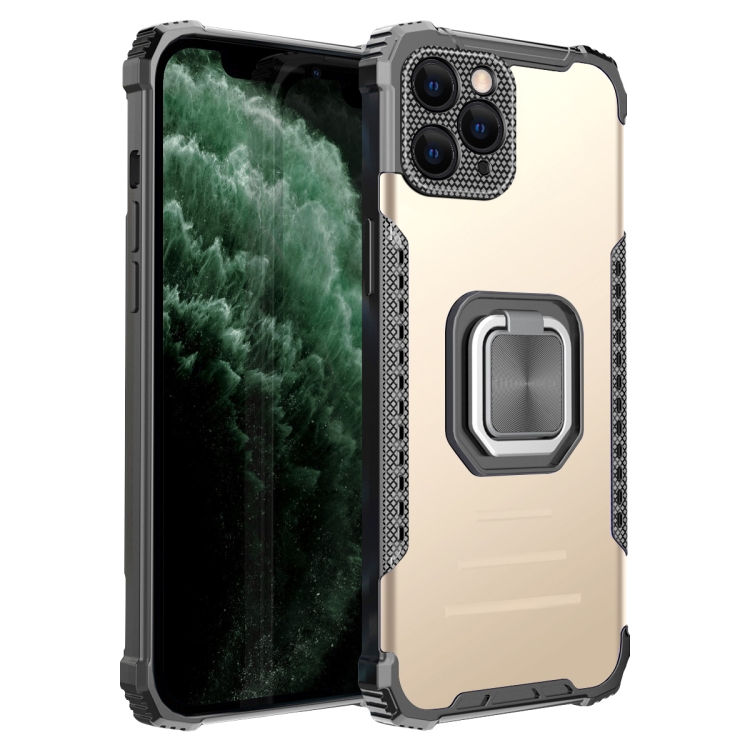 Fierce Warrior Series Armor All-inclusive Shockproof Aluminum Alloy + TPU Protective Case with Ring Holder For iPhone 11 Pro Max(Gold)
Fierce Warrior Series Armor All-inclusive Shockproof Aluminum Alloy + TPU Protective Case with Ring Holder For iPhone 11 Pro Max(Gold)