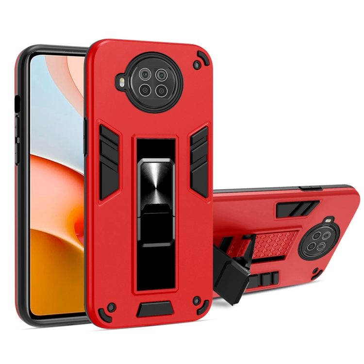 For Xiaomi Redmi Note 9 Pro 5G 2 in 1 PC + TPU Shockproof Protective Case with Invisible Holder(Red)
For Xiaomi Redmi Note 9 Pro 5G 2 in 1 PC + TPU Shockproof Protective Case with Invisible Holder(Red)
