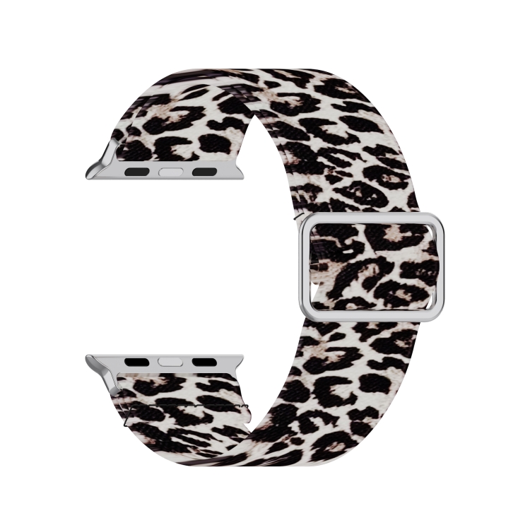 Adjustable Elastic Print Watch Strap For Apple Watch Series 7 41mm / 6 & SE & 5 & 4 40mm / 3 & 2 & 1 38mm(Leopard)
Adjustable Elastic Print Watch Strap For Apple Watch Series 7 41mm / 6 & SE & 5 & 4 40mm / 3 & 2 & 1 38mm(Leopard)