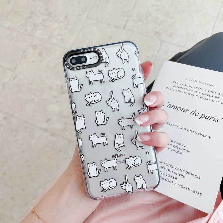 Double Color TPU Pattern Protective Case For iPhone 8 Plus / 7 Plus(White Cats)
Double Color TPU Pattern Protective Case For iPhone 8 Plus / 7 Plus(White Cats)
