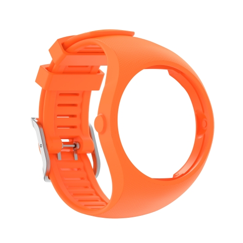 

For POLAR M200 Texture Silicone Replacement Strap Watchband, One Size(Orange)
